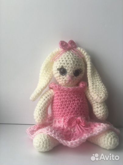 Мягкая игрушка заяц ручной работы