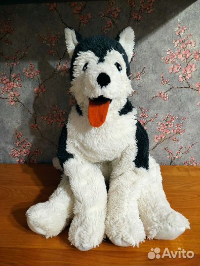 Собака хаски IKEA игрушка большая