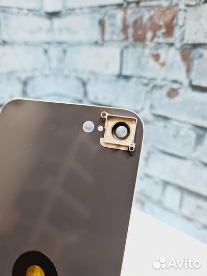 Заднее стекло для iPhone SE 2020, с глазком, белая