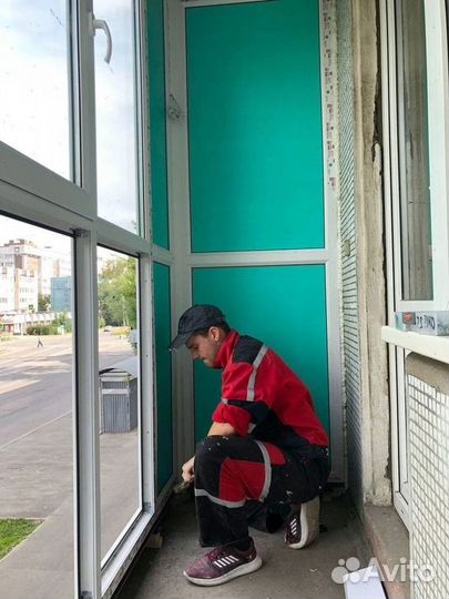 Остекление балконов пвх