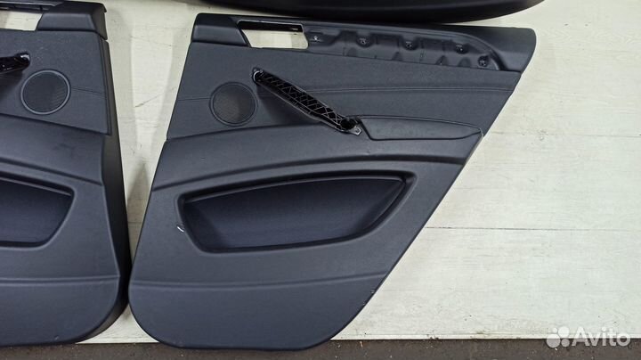 Комплект дверных карт черные BMW X5 E70