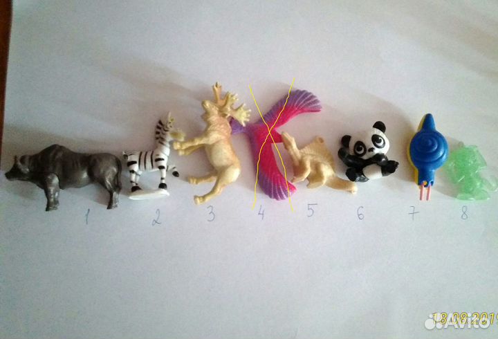 Киндер сюрприз 5 животные
