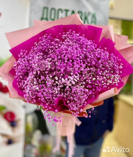 Цветы, гипсофила, Роза, Хризантема, доставка