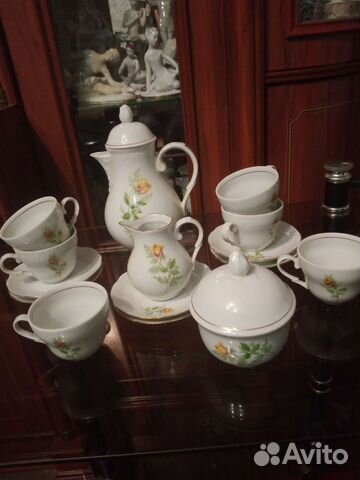 Кофейный сервиз kahla гдр на 6 персон