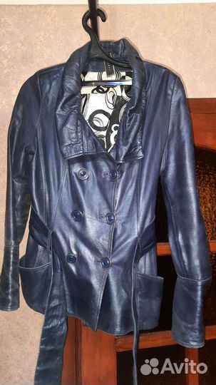 Куртка кожаная женская 46 размер