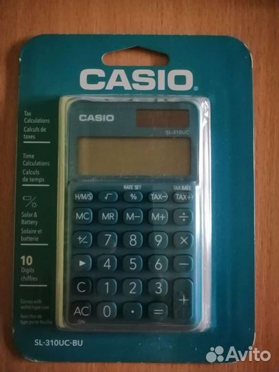 Калькулятор casio SL-310UG новый