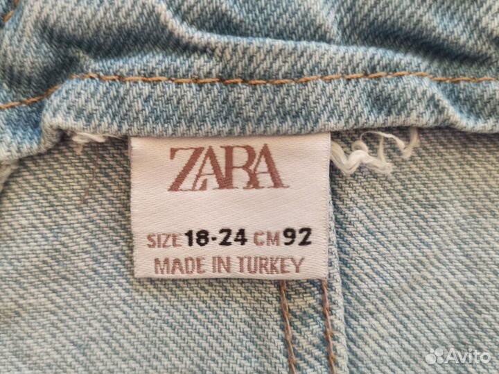 Джинсовый сарафан Zara 92