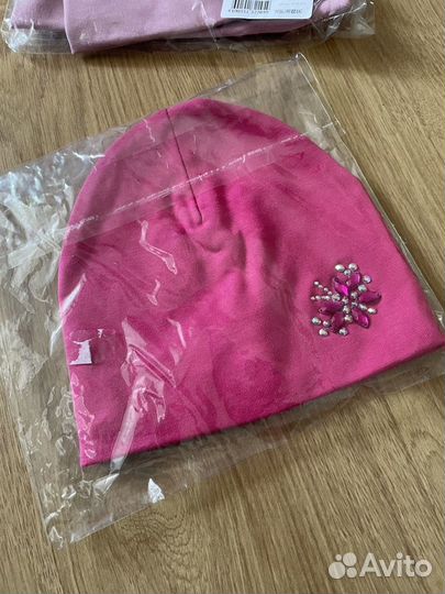 Шапка для девочки осень-весна 48 50 (новая)