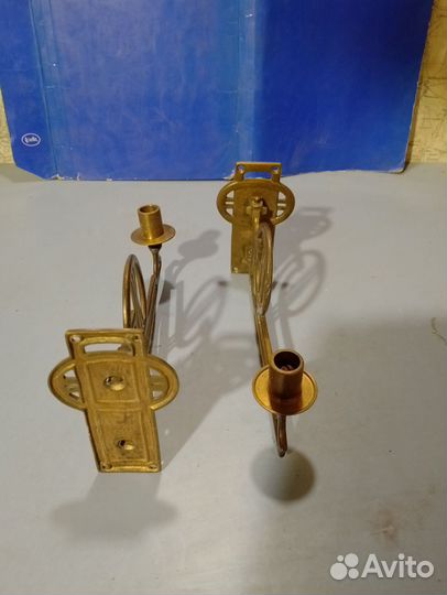 Пара подсвечников для пианино