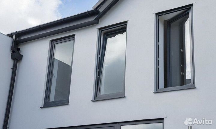 Окна алюминиевые новые