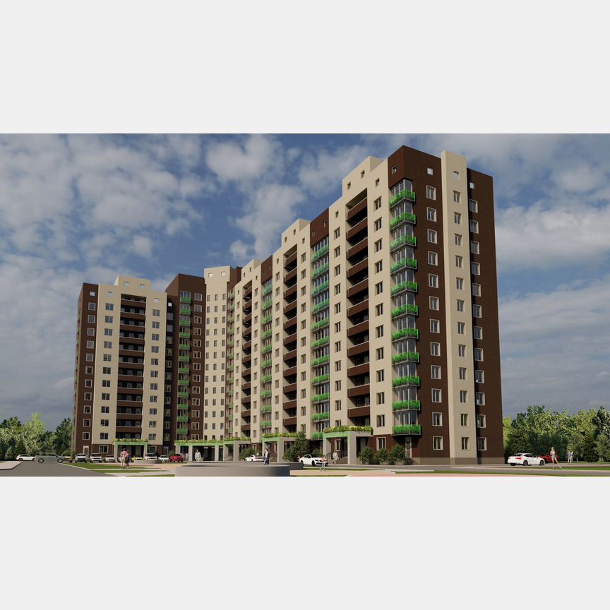 Квартира-студия, 35,2 м², 1/9 эт.