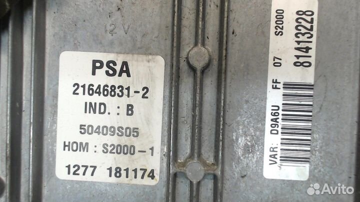 Блок управления двигателем Peugeot 406, 2002