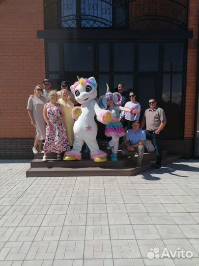 Аниматор Единорог Ростовая кукла Единорожка