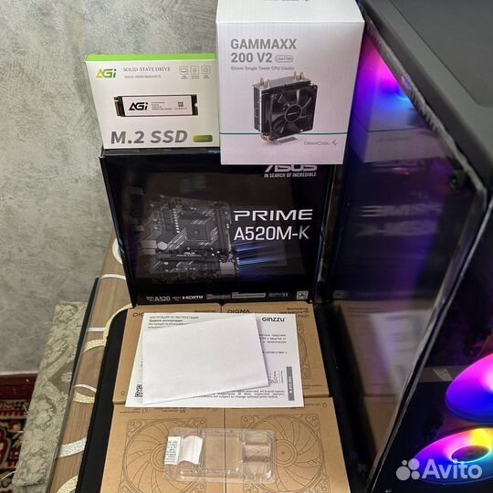 Новый пк Ryzen 5-5600G