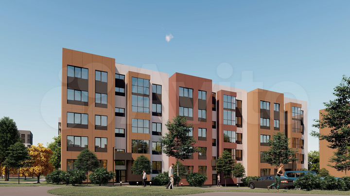 Своб. планировка, 32,9 м², 3/5 эт.