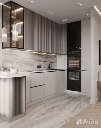 Встроенный кухонный гарнитур