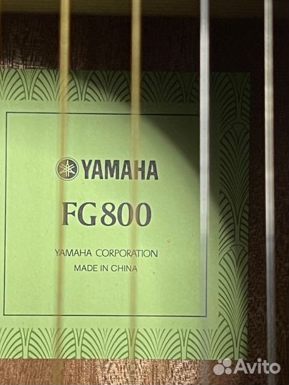 Гитара Yamaha FG800
