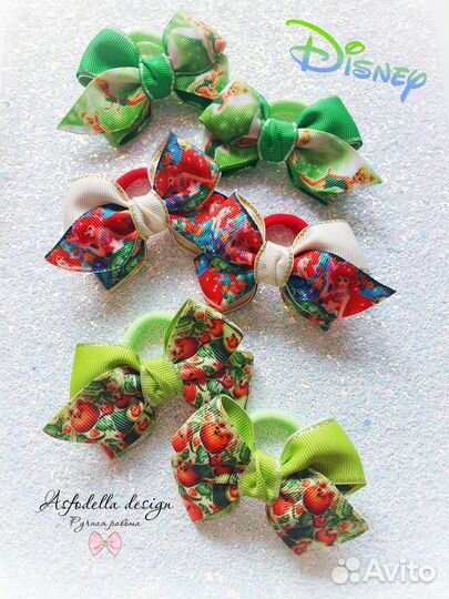 Бантики для волос девочкам ручной работы