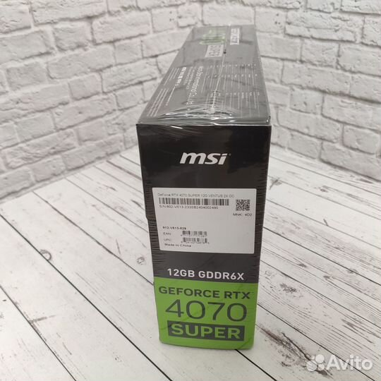 Новая MSI RTX 4070 Super OC