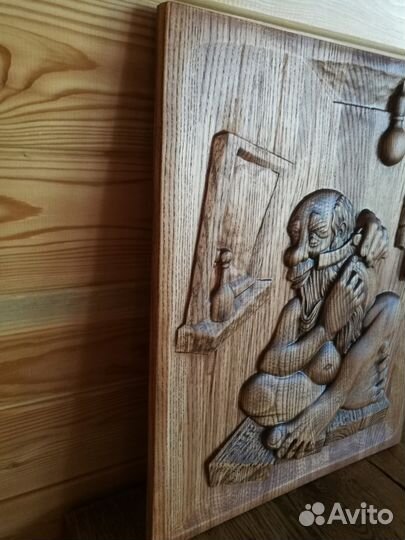 Панно резное