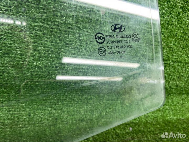 Стекло двери заднее левое Hyundai Elantra 4 HD