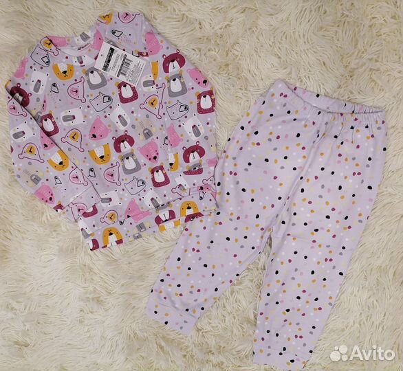 Новая одежда пакетом для девочки, 98