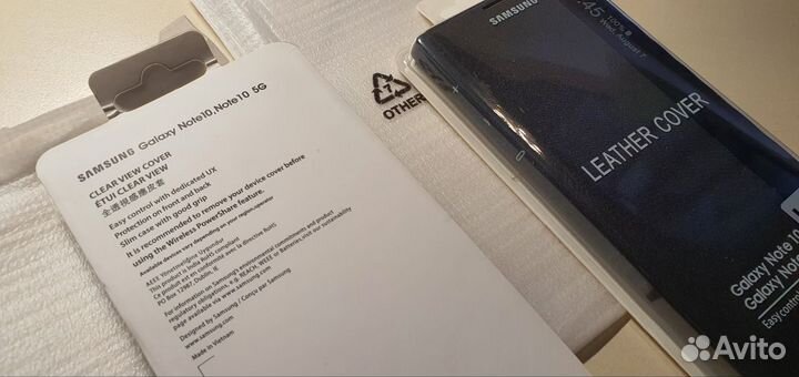 Чехол книжка samsung galaxy note 10 новый