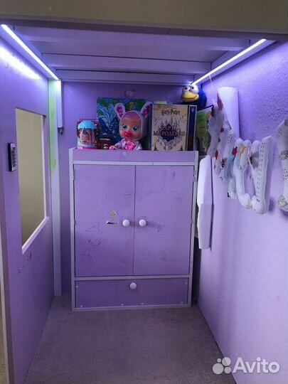 Детская кровать домик с матрасом