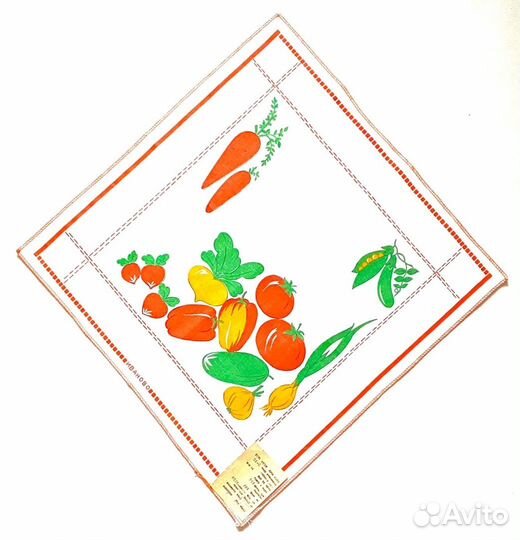 Комплект столовых салфеток 7 шт времен СССР