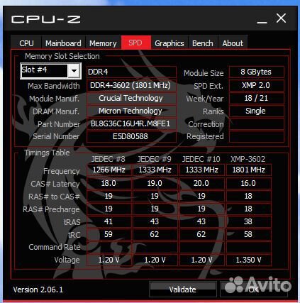 Crucial ballistix 16gb 3600