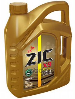 ZIC X9 FE 0W30 (4L) масло моторное синт API SP