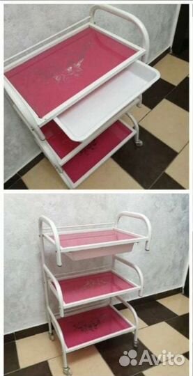 Лампа и тележка косметологическая