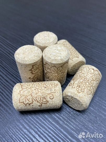 Корковые пробки для винных бутылок 21*35 мм