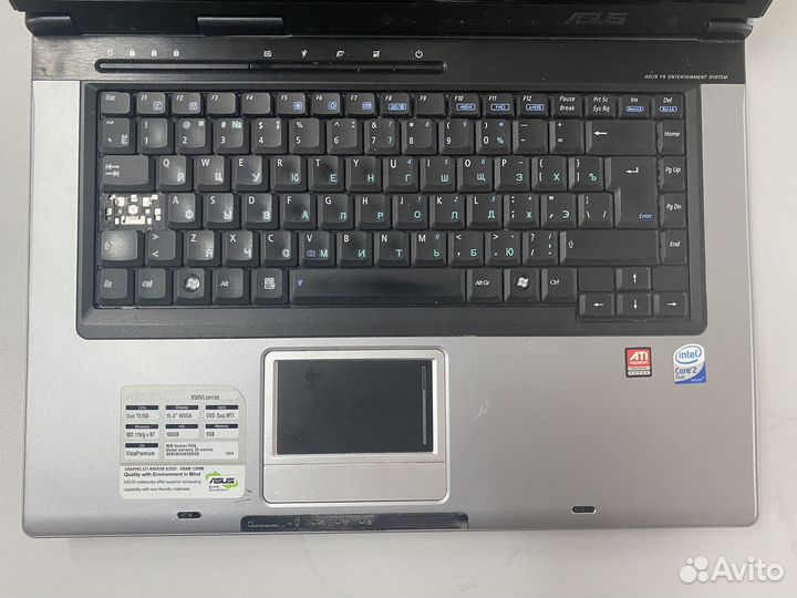 Asus x50vl ноутбук
