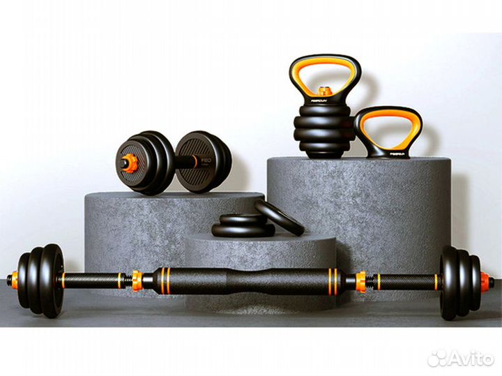 Набор для тренировок, 5 в 1, 20 кг, FED-130210