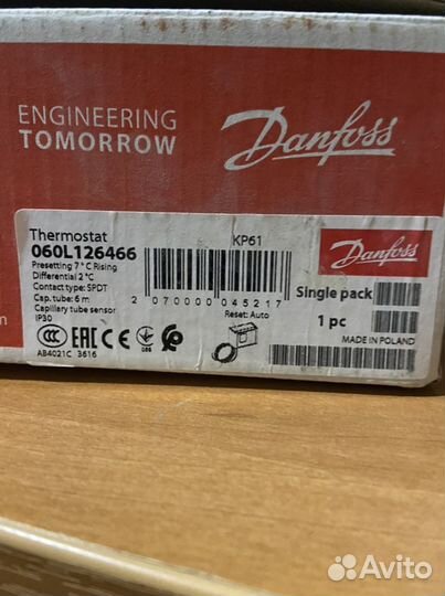 Реле температуры (060L126466) Danfoss KP61-6