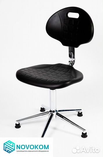 Кресло для лаборанта кр12 * голубой