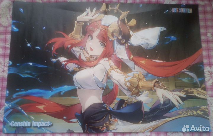 Плакаты Геншин Нилу Genshin Impact и Импровизация