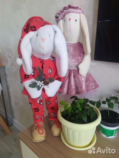 Интерьерные игрушки ручной работы