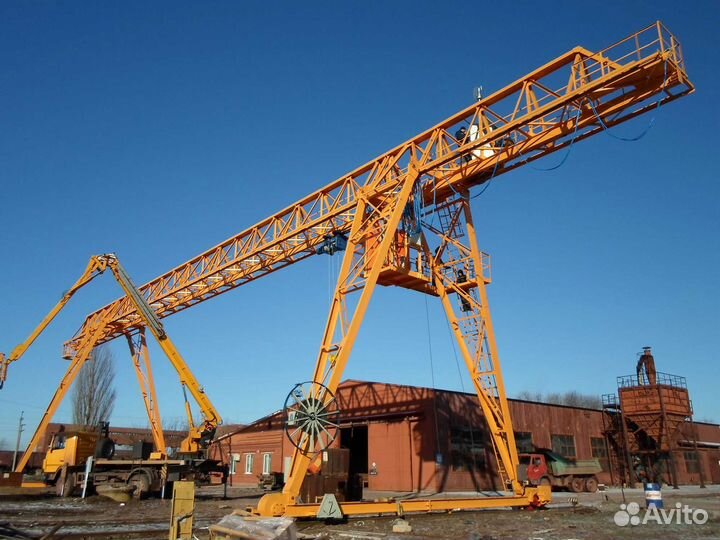 Кран козловой демонтаж монтаж