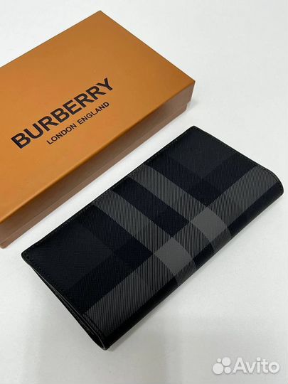 Мужской кошелек портмоне burberry премиум