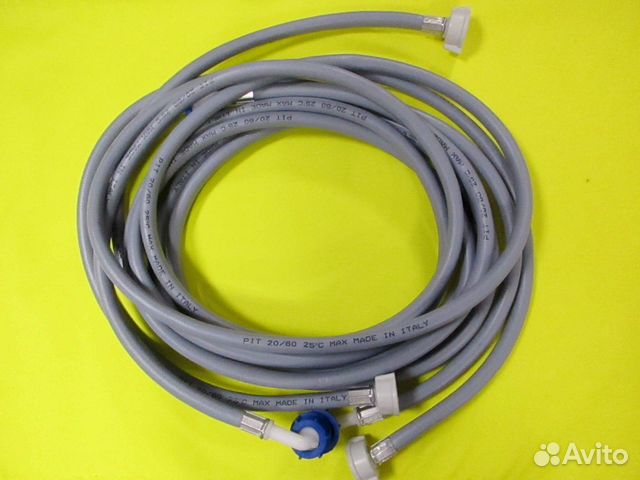 Заливной шланг стиральных машин 3 м универсальный