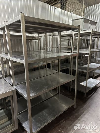 Стеллаж из нержавейки