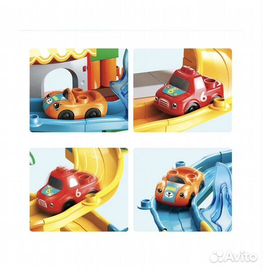 Lego дупло новый конструктор автотрек 211 дет