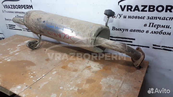 Глушитель зад. Hyundai Solaris