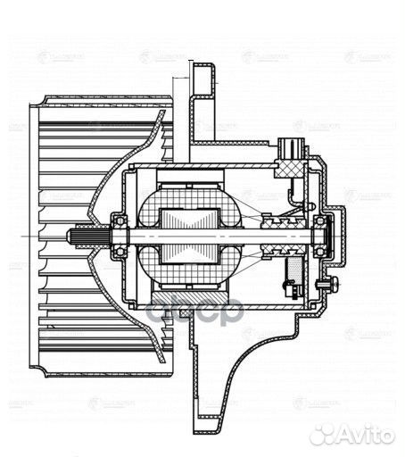 Э/вентилятор отоп. для а/м Hyundai Tucson/Kia