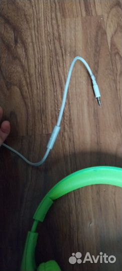 Наушники зелёные доя мальчиков