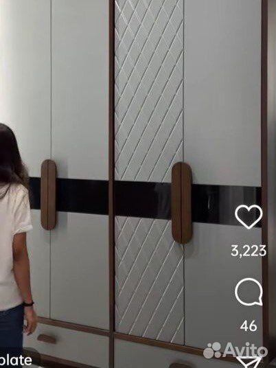 Ручки деревянные мебельные 500мм длина