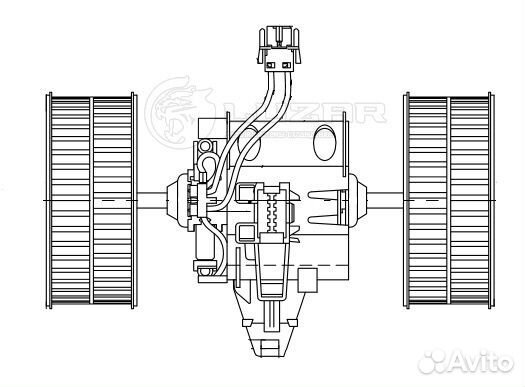 Электровентилятор отопителя для автомобилей BMW 5