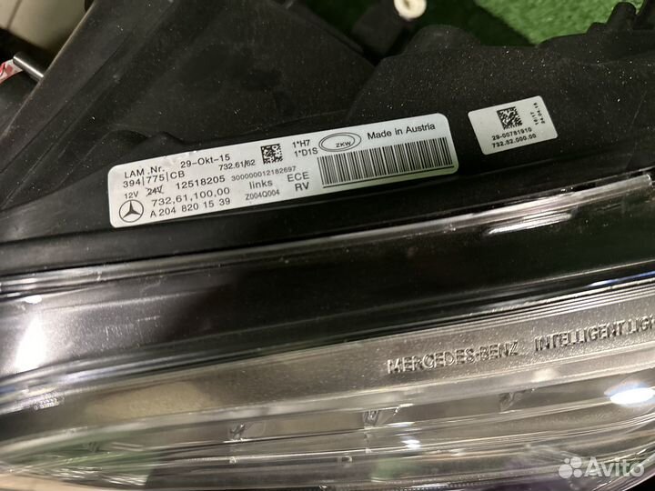 Фара на Mercedes GLK X204 рестайлинг